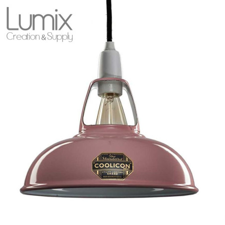 Suspension Coolicon® Original suspension rose poudré émaillée petit format