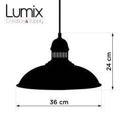 Luminaire d'exception style industriel - Suspension style vintage création sur-mesure
