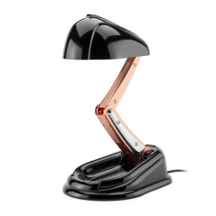 Lampe articulée Jumo en Bakélite noir