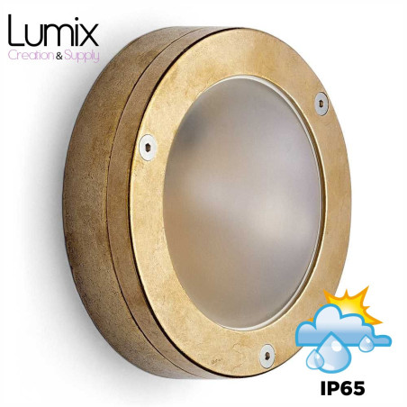 Petite applique en laiton pour l'extérieur - IP65