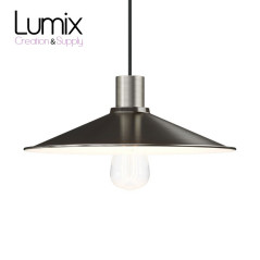 Suspension métal émaillé LumiSwing - Gamme 3 couleurs style vintage