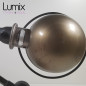 Lampe JIELDE entièrement restaurée et montée en applique murale