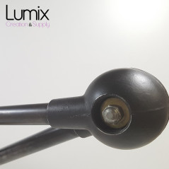 Lampe JIELDE entièrement restaurée et montée en applique murale