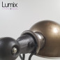 Lampe JIELDE entièrement restaurée et montée en applique murale