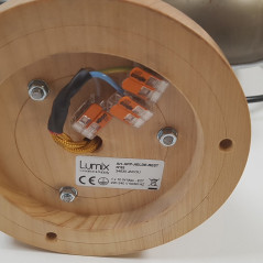 Lampe JIELDE entièrement restaurée et montée en applique murale
