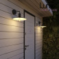 Applique murale étanche silicone IP65 - lampe fixe à bagues - Noire Applique murale étanche silicone IP65 - lampe fixe à bagues - Noire