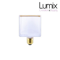 Ampoule LED Globe Cube Claire Ligne Floating 8W Dimmable 2200K