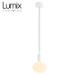 Suspension simple porte-douille et rosace silicone Blanc Suspension simple porte-douille et rosace silicone Blanc