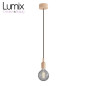 Suspension simple porte-douille et rosace silicone Noisette Suspension simple porte-douille et rosace silicone Noisette