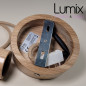 Suspension prestige porte-douille bombé et rosace bois chêne blanc - finitions métal au choix Suspension prestige porte-douille bombé et rosace bois chêne blanc - finitions métal au choix