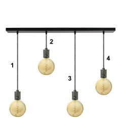Suspension multiple - pavillon BLANC