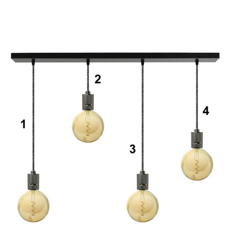 Suspension multiple - pavillon BLANC