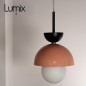 Luminaire en suspension dômes métal - Création sur commande