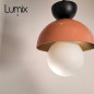 Luminaire en suspension dômes métal - Création sur commande