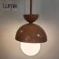 Luminaire en suspension dômes métal - Création sur commande