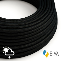 Câble textile noir étanche