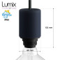 Guirlande mobile 7 mètres de câble - Luminaire pour l'extérieur 2 lampes IP65 - Kit monté