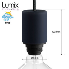 Dimensions douille E27 étanche IP65