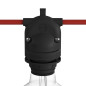 Guirlande fixe 5 mètres pour l'extérieur 3 lampes IP65 - Kit monté