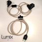 Lampe double à suspendre-1 ou 2 interrupteurs
