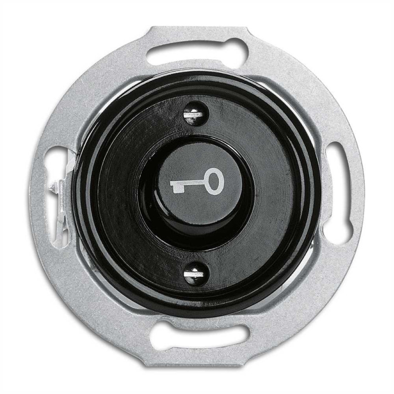 Mécanisme Interrupteur bouton poussoir Ouverture porte en bakélite IP20 Mécanisme Interrupteur bouton poussoir Ouverture porte en bakélite IP20