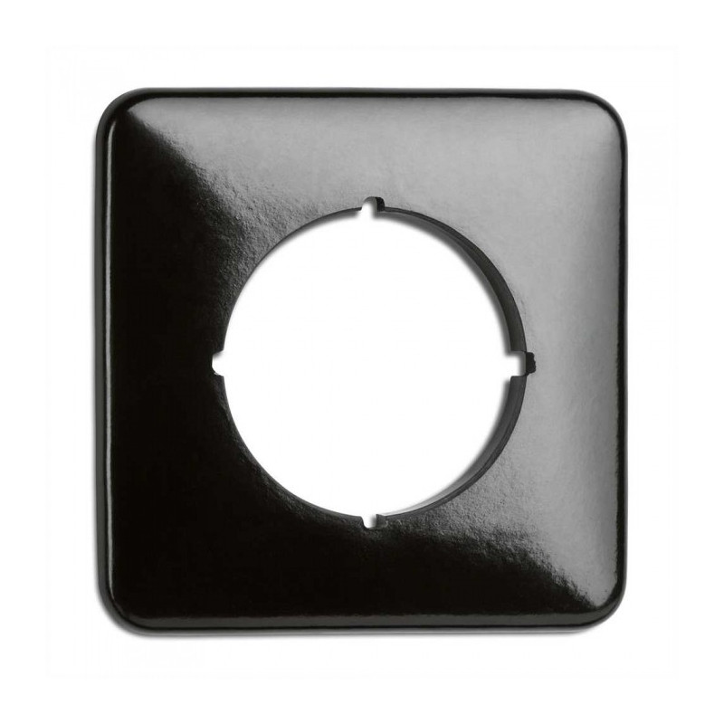 Plaque carrée simple bakélite pour variateur, tv, rj45 teléphonie ou enceintes