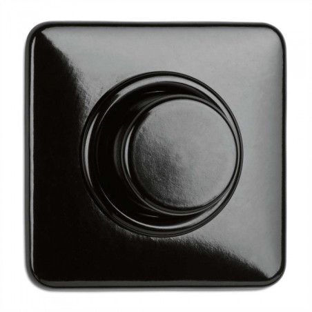 Plaque carrée simple bakélite pour variateur, tv, rj45 teléphonie ou enceintes