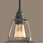Suspension Coolicon® Original gris émaillée diamètre 23 cm - Douille E14 et rosace métal émaillé blanc Suspension Coolicon® Original gris émaillée diamètre 23 cm - Douille E14 et rosace métal émaillé blanc