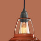 Suspension Coolicon® Original Terracotta émaillée diamètre 23 cm - Douille E14 et rosace métal émaillé blanc Suspension Coolicon® Original Terracotta émaillée diamètre 23 cm - Douille E14 et rosace métal émaillé blanc