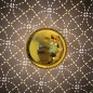 Applique métal gamme HELIOS de la série Japan - Disque Alu imprimé d'un Motif traditionnel japonais - Shippô Applique métal gamme HELIOS de la série Japan - Disque Alu imprimé d'un Motif traditionnel japonais - Shippô