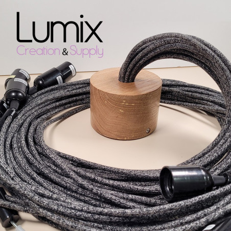 Suspension multiple de 6 à 14 lampes - montage complet sur-mesure
