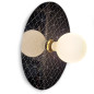 Applique métal gamme HELIOS de la série Japan - Disque Alu imprimé d'un Motif traditionnel japonais - Shippô Applique métal gamme HELIOS de la série Japan - Disque Alu imprimé d'un Motif traditionnel japonais - Shippô