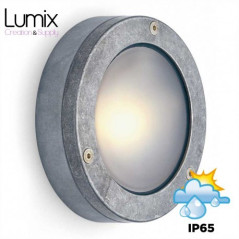 24 Shallow aluminium light
