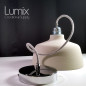 Privée : Suspension multiple 4 lampes Abat-jour COPPA - Rosace XXL Blanche dibond - Ref PR2023-024 Privée : Suspension multiple 4 lampes Abat-jour COPPA - Rosace XXL Blanche dibond - Ref PR2023-024