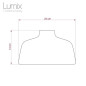 Privée : Suspension multiple 4 lampes Abat-jour COPPA - Rosace XXL Blanche dibond - Ref PR2023-024 Privée : Suspension multiple 4 lampes Abat-jour COPPA - Rosace XXL Blanche dibond - Ref PR2023-024