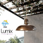 Suspension Rock style vintage métal effet rouille pour l'extérieur en IP65 Suspension Rock style vintage métal effet rouille pour l'extérieur en IP65