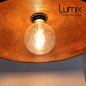 Suspension Rock style vintage métal effet rouille pour l'extérieur en IP65 Suspension Rock style vintage métal effet rouille pour l'extérieur en IP65