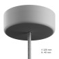 Suspension Rock style vintage métal effet rouille pour l'extérieur en IP65 Suspension Rock style vintage métal effet rouille pour l'extérieur en IP65