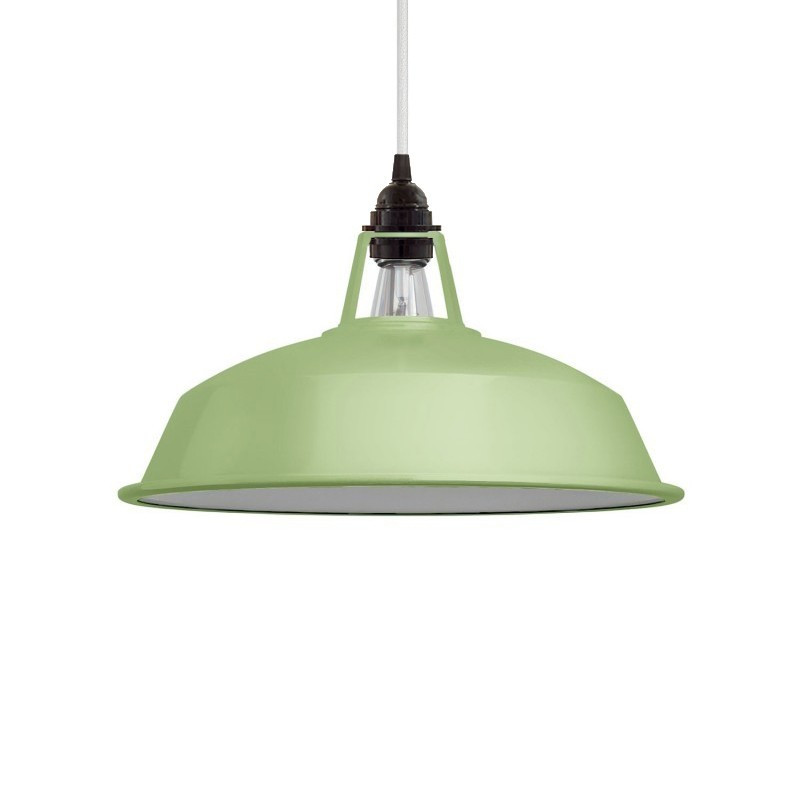Suspension Harbour compléte diam 38 cm émaillé - Vert prairie Suspension Harbour compléte diam 38 cm émaillé - Vert prairie
