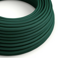 Câble textile vert foncé