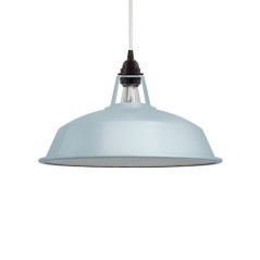 Suspension Harbour compléte diam 38 cm émaillé - Bleu Clair