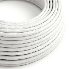 Cable textile blanc