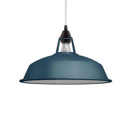 Suspension Harbour compléte diam 38 cm émaillé - Bleu pétrole