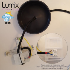 Intérieur de la rosace IP65