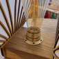 Lampe à poser VENUS PRESTIGE - Socle Chêne massif - Douille effet laiton E27 Lampe à poser VENUS PRESTIGE - Socle Chêne massif - Douille effet laiton E27