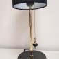 Lampe à poser ÉLISE1 noir et dorée laiton - douille E27 Lampe à poser ÉLISE1 noir et dorée laiton - douille E27