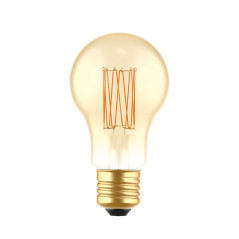 Ampoule Dorée LED Carbon Line Filament Cage Goutte A60 7W 640Lm E27 2700K Dimmable