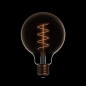 Ampoule Dorée LED Carbon Line avec filament en spirale Globe G95 4W 250Lm E27 1800K Dimmable -