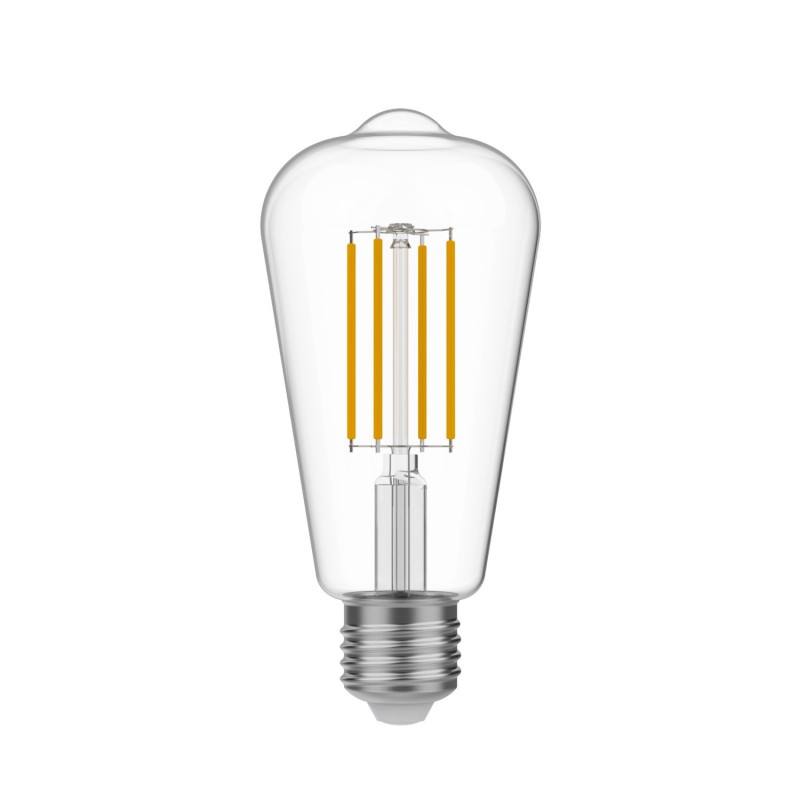 Ampoule LED Transparente Edison ST64 7W 806Lm E27 3500K Dimmable