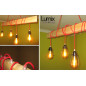 Poutre lumineuse bois de frêne massif 4 lampes douilles bakélite noires 220V - environ 100 cm de long Poutre lumineuse bois de frêne massif 4 lampes douilles bakélite noires 220V - environ 100 cm de long
